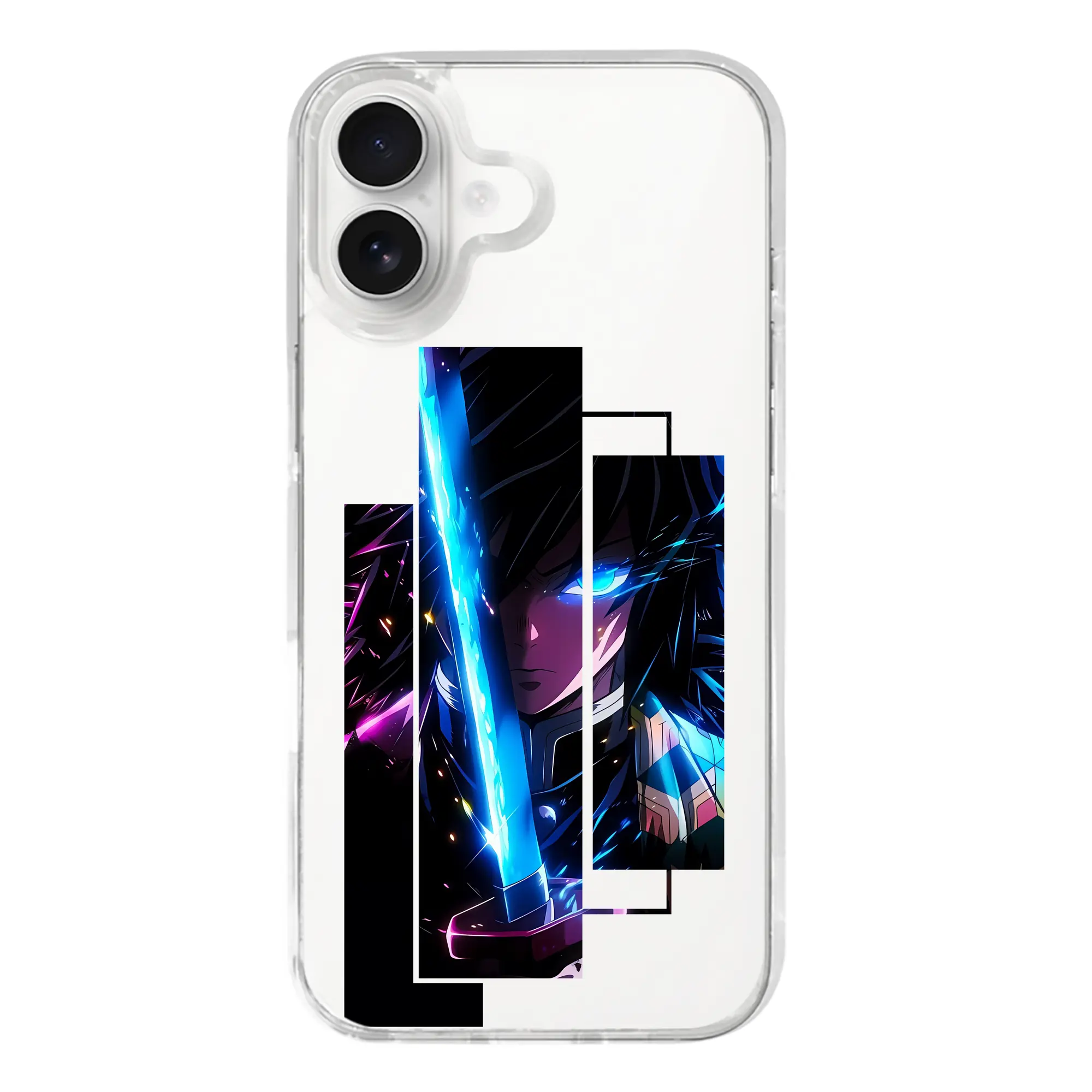 鬼滅の刃 グッズ,冨岡 義勇 - iPhone 17シリーズ 透明スマホケース – 薄型・耐衝撃・精密フィット保護カバー